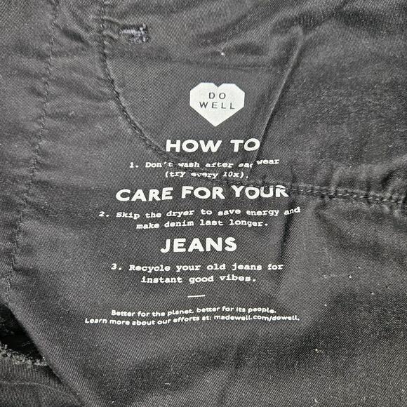 Madewell Perfect Vintage Jean Women’s 32 High Rise Tapered Washed Black Denim - Picture 10 of 15